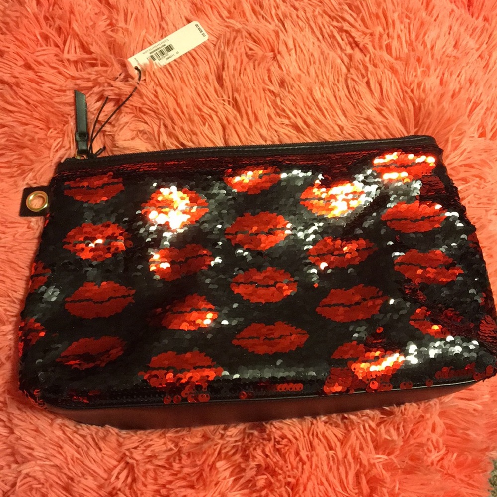 Victorias Secret Makeup bag sequin designs